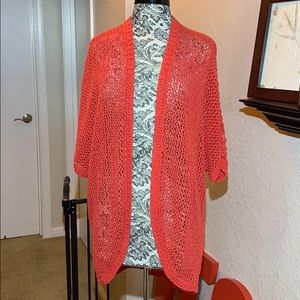 🆕 Chicos Sweater redish orange NWT